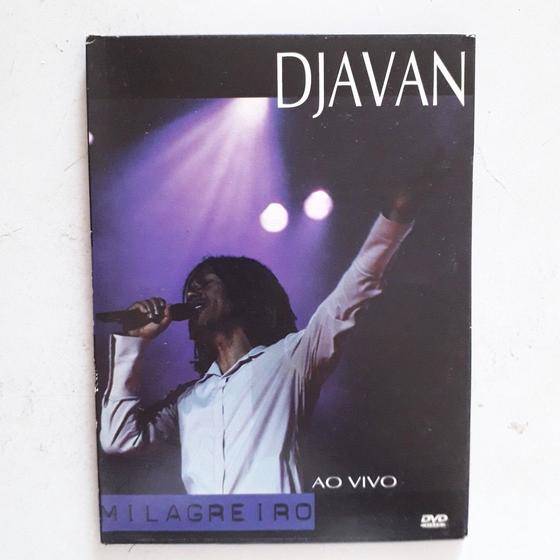 Imagem de Djavan milagreiro ao vivo dvd original lacrado