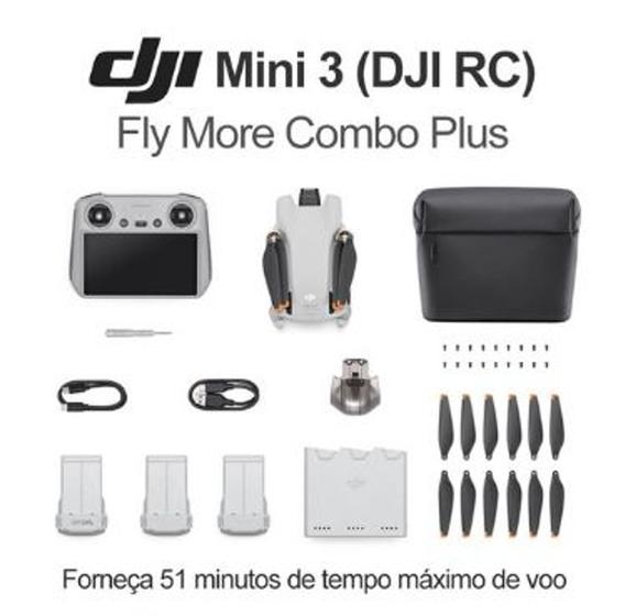 Imagem de DJI Mini 3 Fly More Combo Plus (DJI RC)