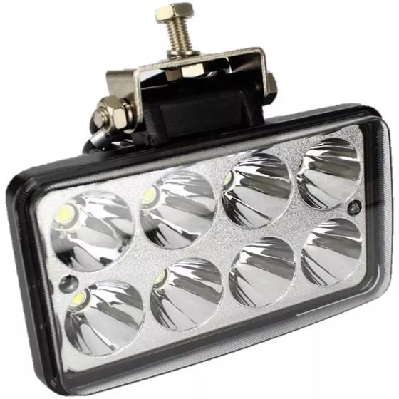 Imagem de Dni4162  Farol De Trabalho Retangular Com Leds 24w  9 A 48