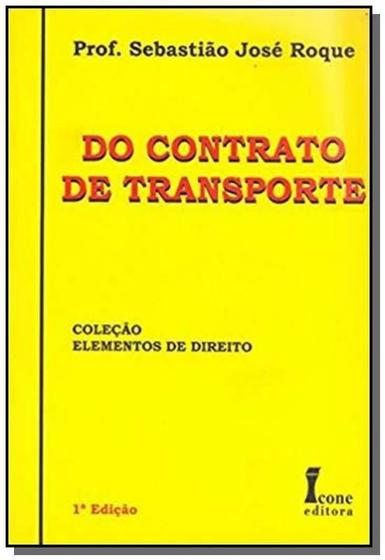 Imagem de Do contrato de transporte   col elementos de direi