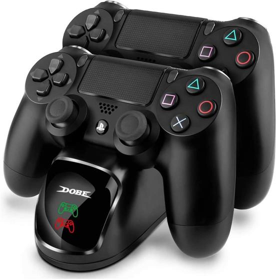 Imagem de Dobe Base de carregamento dupla para controle sem fio Playstation 4 PS4 para PS4, Slim, Pro