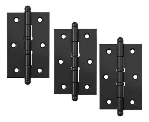 Imagem de Dobrad.aco 3 1/2 x 2 5/16 lv c/anel c/3 preto 3 um