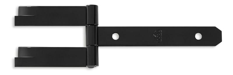 Imagem de Dobradiça Chumbar 2 Hastes N-1 20cm Forsul para portão, porteira e porta Preta
