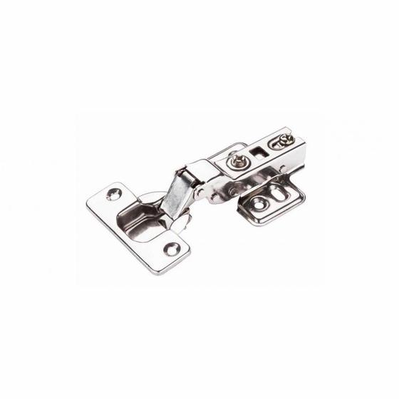 Imagem de Dobradiça curva inox com amortecedor click - Hardt