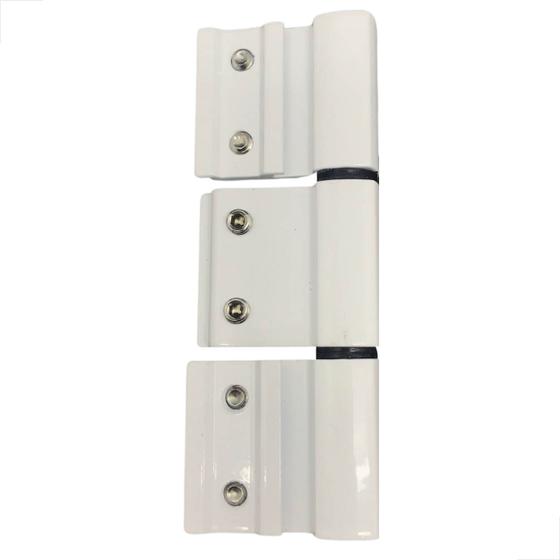 Imagem de Dobradiça Encaixe 03 Abas Lateral Suprema Branco (DOB-840)