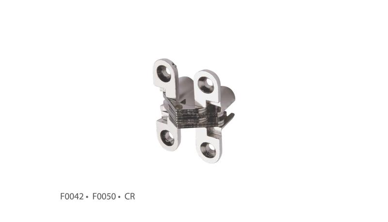 Dobradiça Invisivel 45X12Mm Cromada Hardt Imagem de Dobradiça Invisivel 45X12Mm Cromada Hardt