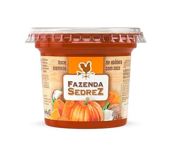 Imagem de Doce Cremoso de Abóbora com Coco 400g Fazenda Sedrez