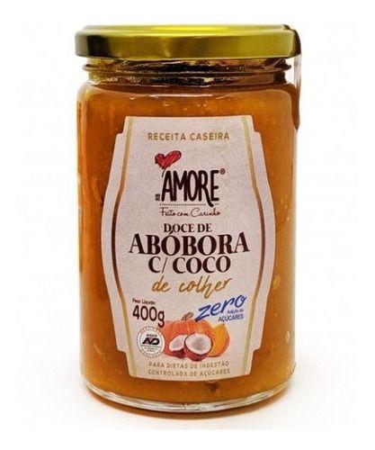 Imagem de Doce De Abobora C/ Coco De Colher 400g Zero Açucar Premium