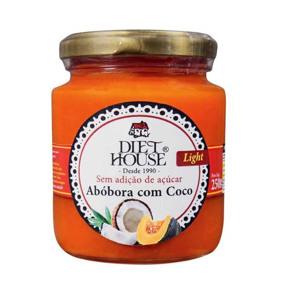 Imagem de Doce de Abobora com Coco 250g - Diet House