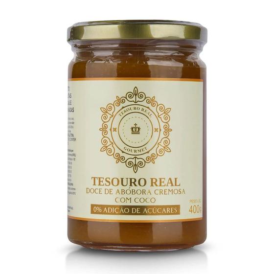 Imagem de Doce de Abóbora Cremosa com Coco Tesouro Real 400g