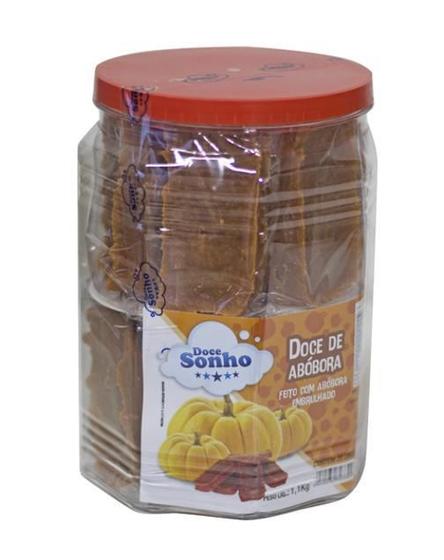 Imagem de Doce De Abóbora Doce Sonho Pote 1,1Kg Com 20Un