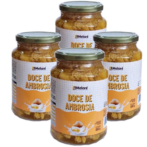 Imagem de Doce De Ambrosia Melare 680G (4 Potes)