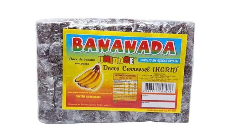 Imagem de Doce De Banana Cristalizada(bananinha) 450g Favorito (1)