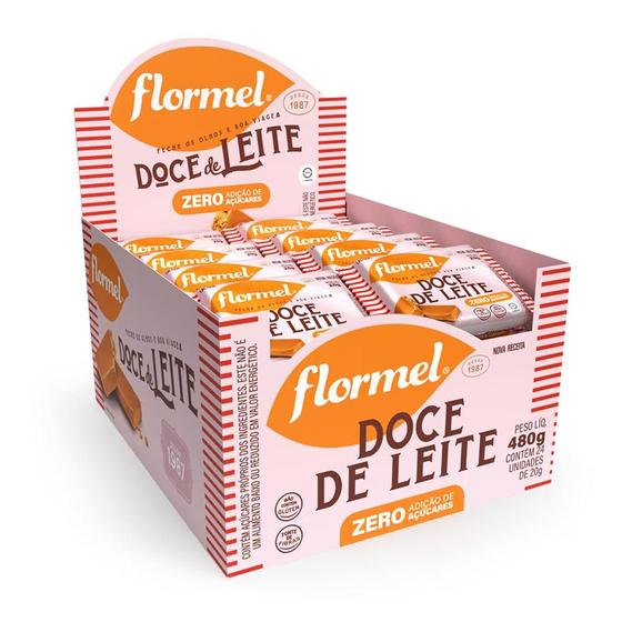 Imagem de Doce de Leite com Nozes Zero Sem Glúten CX/24 Un  Flormel