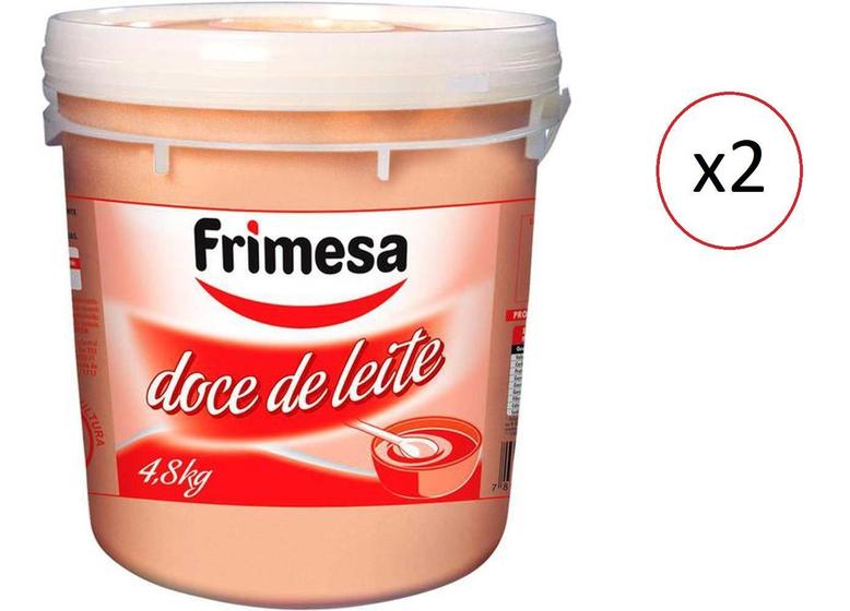 Imagem de Doce De Leite Frimesa 2 Baldes Com 4,8Kg Cada- Confeitaria