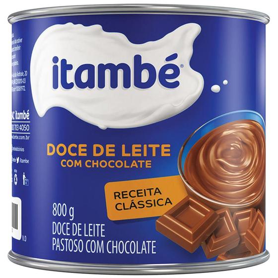 Imagem de Doce de Leite Itambé com Chocolate Lata 800 g - Itambe