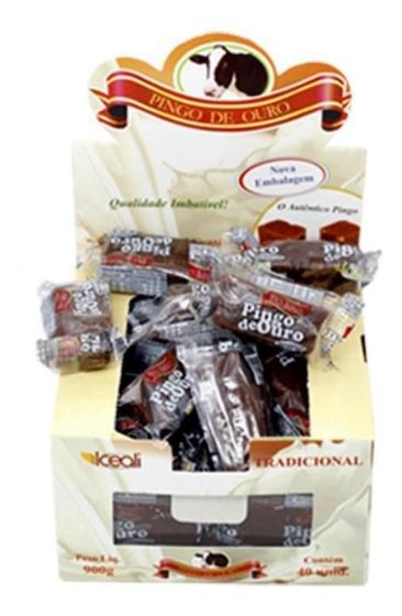 Imagem de Doce De Leite Pingo De Ouro 22,5G Com 40 Unidades - Iceali