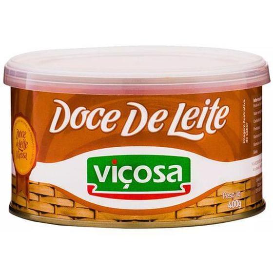 Imagem de Doce de leite viçosa tradicional lata 400g - Vicosa
