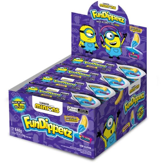 Imagem de Doce Fundipperz Minions 648G Display com 12