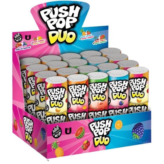 Imagem de Doce PUSH POP Duo Display com 20 Unidades