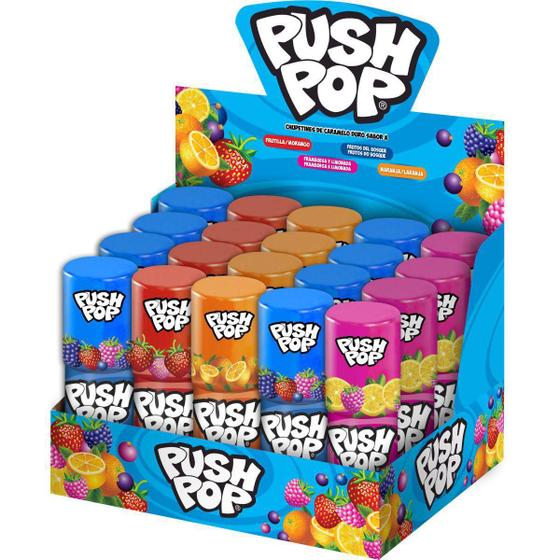 Imagem de Doce Push Pop Tradicional Display Com 20