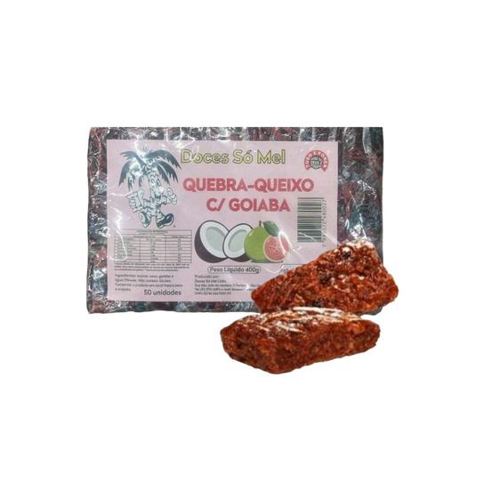 Imagem de Doce Quebra Queixo com Goiaba Pacote c/ 250 Un de 8 gramas