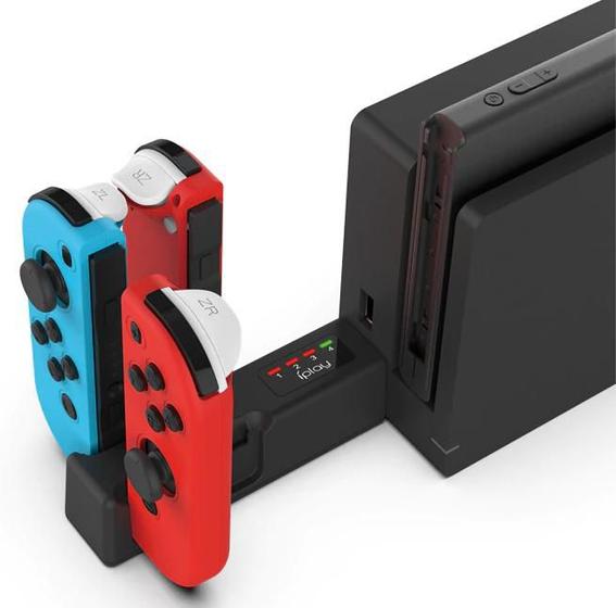 Imagem de Dock Carregador Joycon para Nintendo Switch 4 Slots Compacto