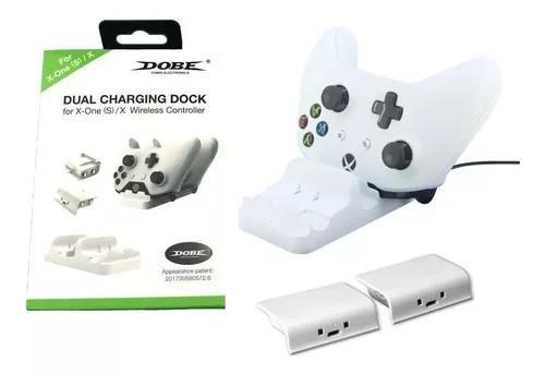 Imagem de Dock Duplo Compativel com  Controle Xbox One C/2 Baterias Carregador