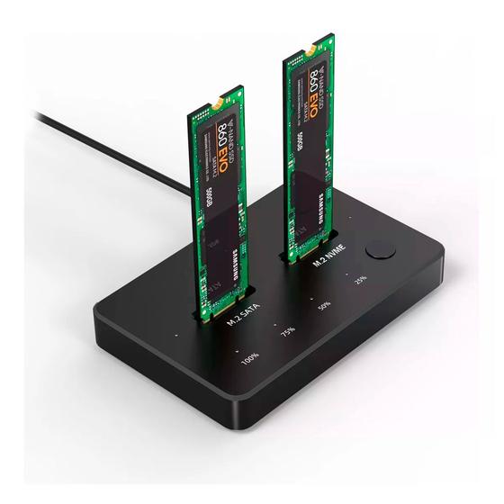 Imagem de Dock para Clonar Copiar SSD M2 NVME NGFF Type C CS-DOC-NVME/NGFF F3