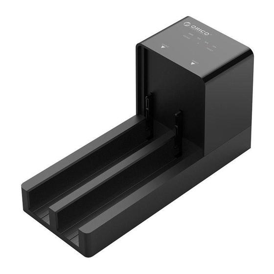 Dock Station SATA 2.5 e 3.5 com 2 Entradas - Clone Offline - Orico - 6528US3-C Menor preço em Dock Station SATA 2.5 e 3.5 com 2 Entradas - Clone Offline - Orico - 6528US3-C