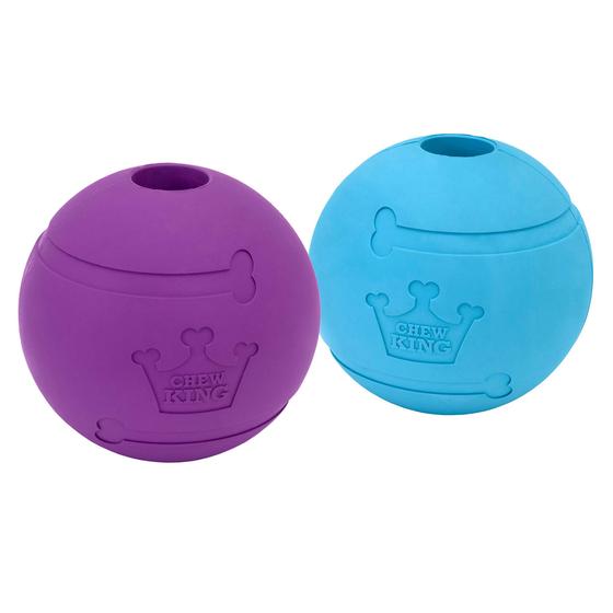 Imagem de Dog Fetch Balls Chew King Borracha natural extremamente durável