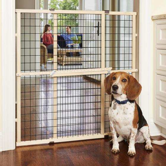 Imagem de Dog Gate MYPET North States Wire Mesh 37 cm de altura 75-122 cm de largura