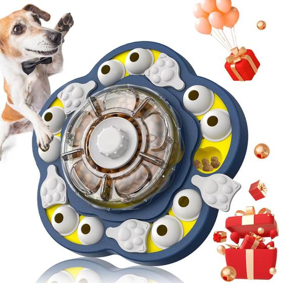 Imagem de Dog Puzzle Toy KADTC Slow Feeder Dispensador de alimentos para cães