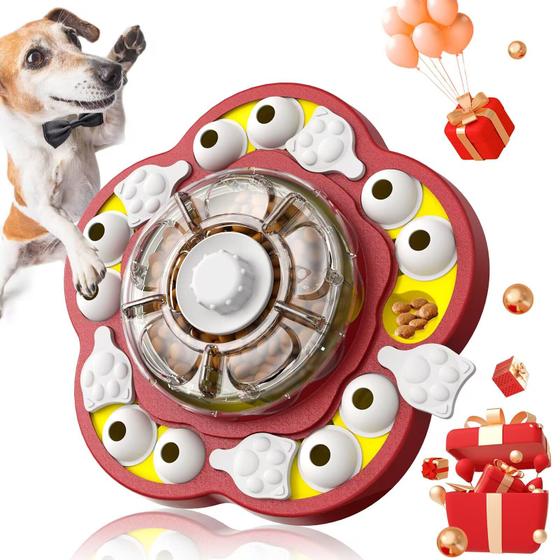 Imagem de Dog Puzzle Toy KADTC Slow Feeder Dispensador de alimentos para cães