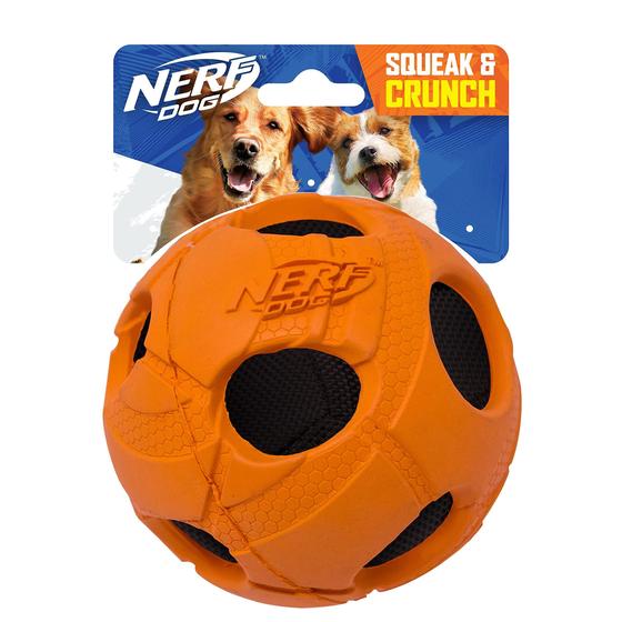 Imagem de Dog Toy Nerf Products 3220 Bash Crunch Ball Large Orange