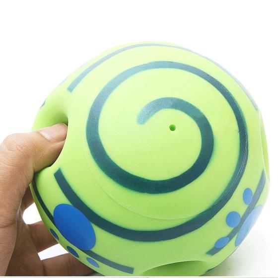 Imagem de Dog Toy Vocal Ball soa treinamento de bola para cães grandes de silício pulando brinquedo interativo de borracha forte Brinquedos de Cachorro