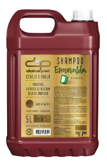 Imagem de Dolce pet - shampoo suave 1:10 5 lt cereja e avelã