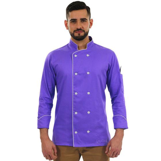 Imagem de Dólmã Chef de Cozinha Roxo Veneza