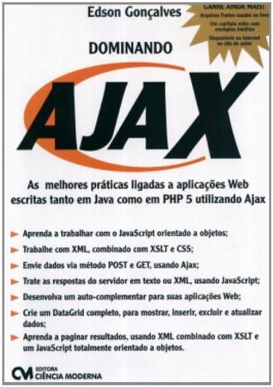 Imagem de Dominando ajax: as melhores aplicacoes web escrita