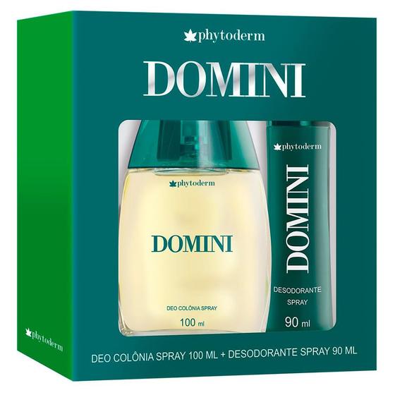 Imagem de Domini Deo Colônia Phytoderm - Perfume Masculino + Desodorante Spray