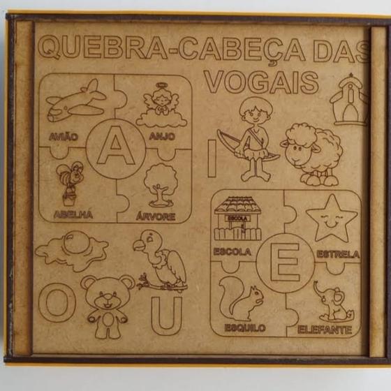 Imagem de Dominó  das vogais