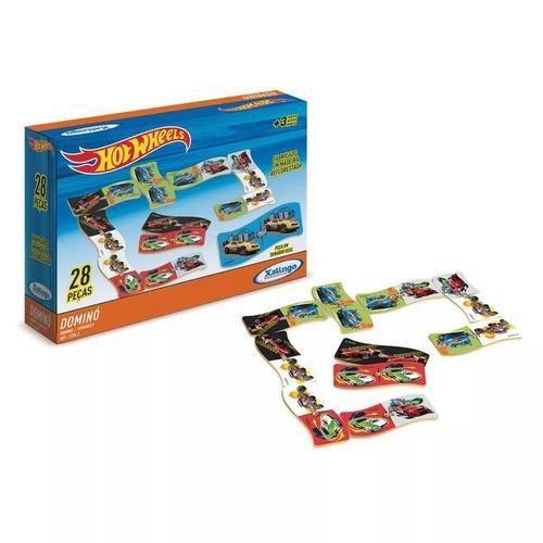 Imagem de Domino Hot Wheels 28 Peças