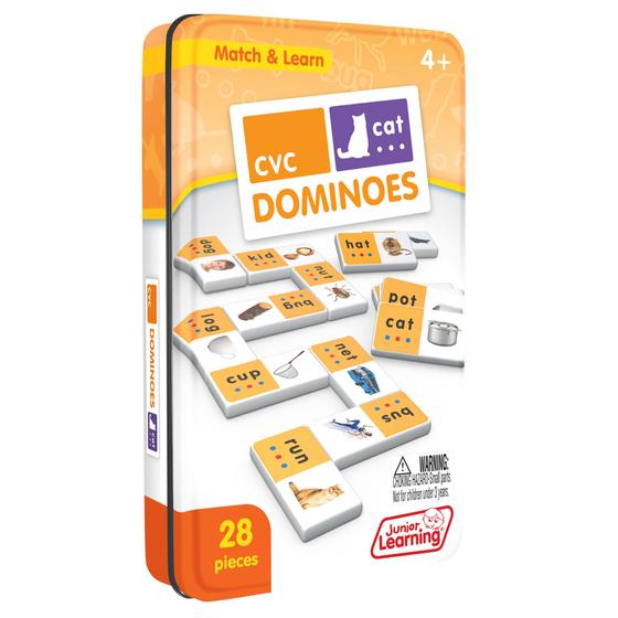 Imagem de Dominó Junior Learning CVC Match & Learn - 28 Peças