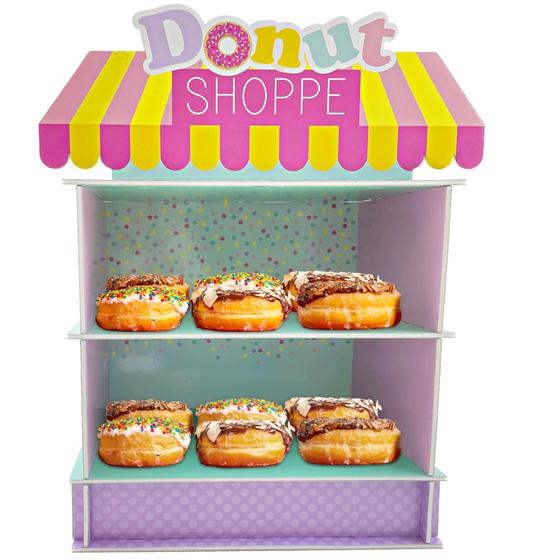 Imagem de Donut Stand para Donut Birthday Party Supplies & Decorations, Cupcake Stand Dessert Table Centerpiece by 4E's Novelty