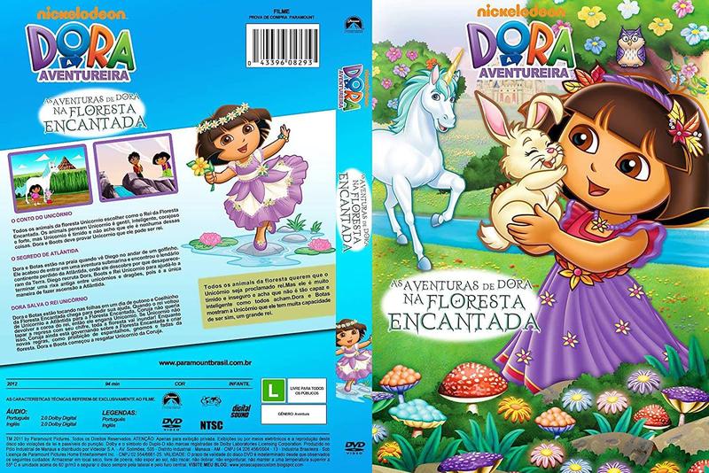 Imagem de Dora as aventuras de dora na floresta encantada Dvd ORIGINAL LACRADO