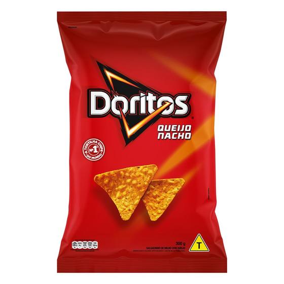 Doritos Elma Chips Sabor Queijo Nacho 300g Imagem de Doritos Elma Chips Sabor Queijo Nacho 300g