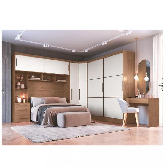 Imagem de Dormitório Modulado Casal 7 Portas Classic Móveis Castro
