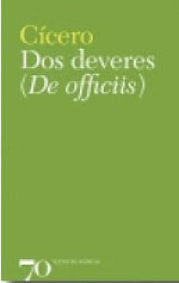Imagem de Dos deveres (de officiis)