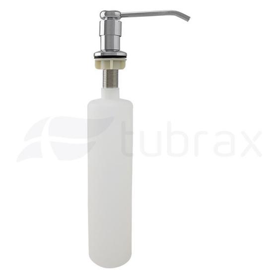 Imagem de Dosador Dispenser Sabão Líquido Detergente 500ml Inox Tubrax