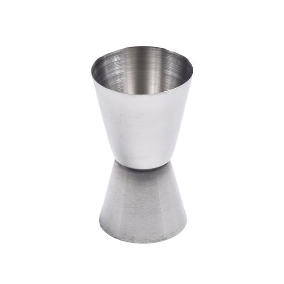 Imagem de Dosador Duplo em Aço Inox 30/50ml Bar Collection Kenya